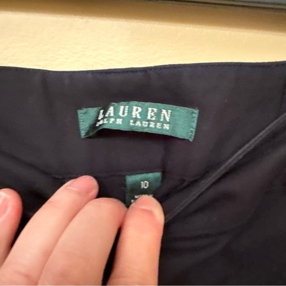 Ralph Lauren Blue Label Black Skirt with Gold Accents - Picture 4 of 6